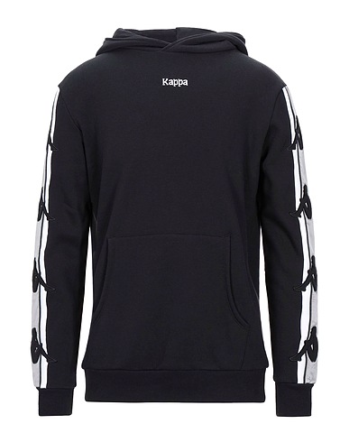 KAPPA Hooded track jacket  Black 60% Cotton, 40% Polyester