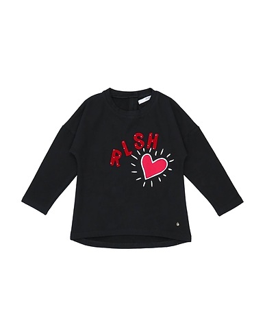 RELISH Sweatshirt Schwarz 95% Baumwolle, 5% Elastische Fasern