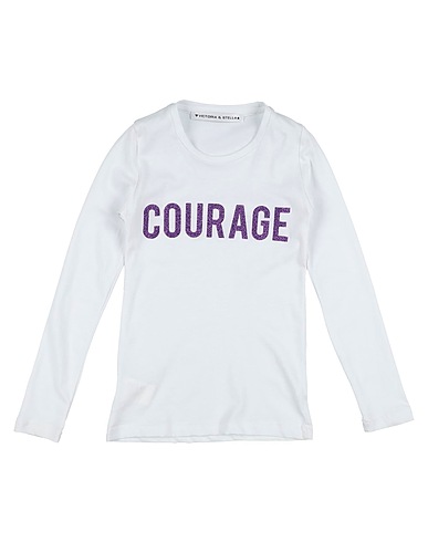 VICTORIA & STELLA T-shirt White 100% Cotton