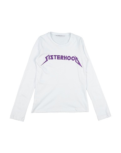 VICTORIA & STELLA T-shirt White 100% Cotton