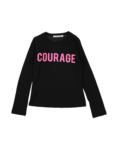 VICTORIA & STELLA T-shirt Nero 100% Cotone
