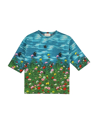 GUCCI Sweatshirt Azure 100% Cotton, Viscose