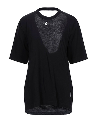 MARCELO BURLON T-shirt Black 100% Cotton, Elastane