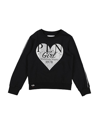 PHILIPP PLEIN Felpa Nero 75% Cotone, 20% Poliestere, 5% Elastan
