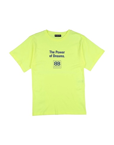 BALENCIAGA KIDS T-shirt Yellow 100% Cotton