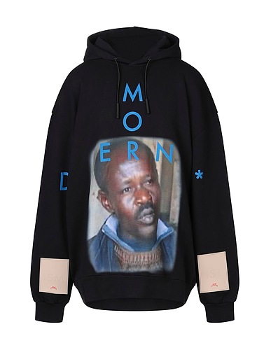 A-COLD-WALL* Hooded track jacket  Black 100% Cotton