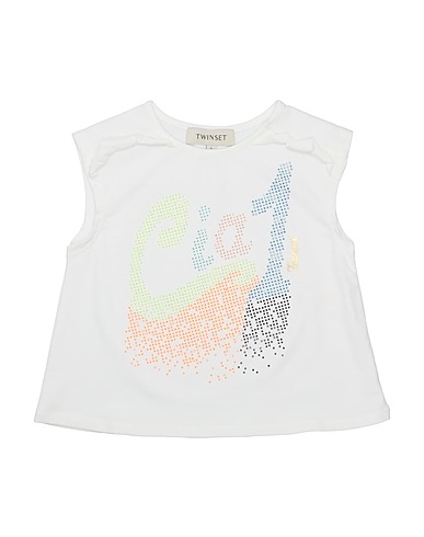 TWINSET T-shirt White 95% Cotton, 5% Elastane