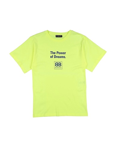 BALENCIAGA KIDS T-Shirt Gelb 100% Baumwolle