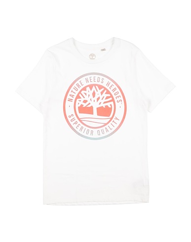 TIMBERLAND T-Shirt Weiß 100% Baumwolle, Elastan