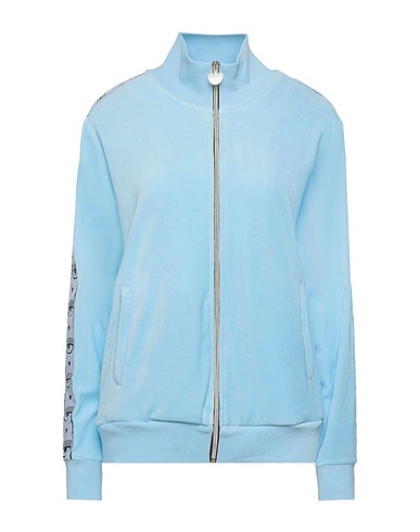 CHIARA FERRAGNI Sweatshirt Sky blue 80% Cotton, 20% Polyester