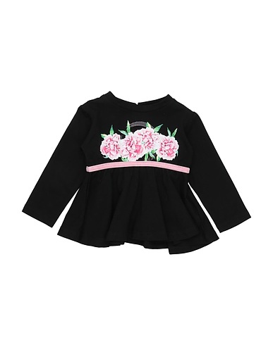 FUN & FUN T-shirt Black 95% Cotton, 5% Elastane