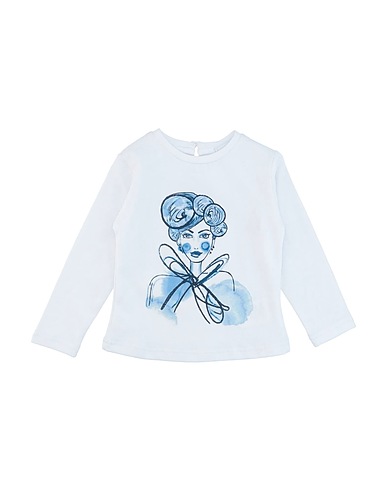 FUN & FUN T-shirt Bianco 95% Cotone, 5% Elastan
