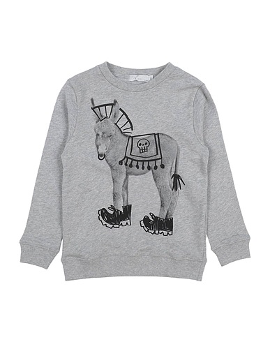 STELLA McCARTNEY KIDS Sweatshirt Grau 100% Baumwolle, Elastan