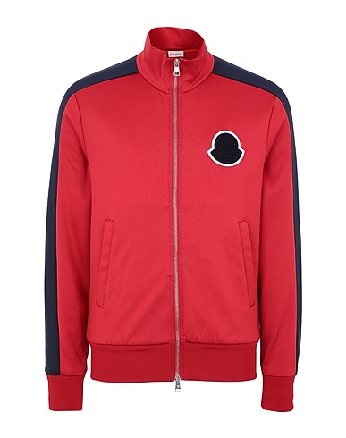 MONCLER Sweatshirt Red 56% Polyamide, 44% Cotton