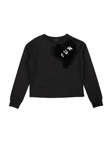 FUN & FUN Sweatshirt NERO 95% Cotton, 5% Elastane