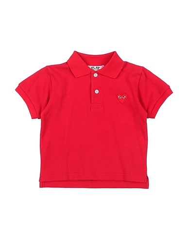 COMME des GARÇONS PLAY Polo shirt Red 100% Cotton