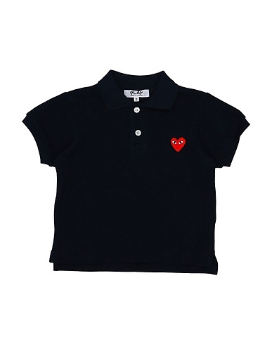 COMME des GARÇONS PLAY Polo shirt Midnight blue 100% Cotton