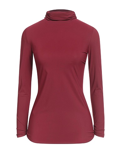 CHIARA BONI LA PETITE ROBE T-shirt Burgundy 72% Polyamide, 28% Elastane