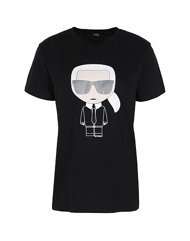KARL LAGERFELD T-shirt IKONIK KARL T-SHIRT
 Black 100% Cotton