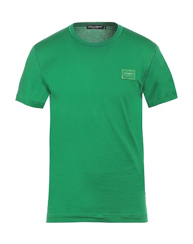 DOLCE&GABBANA Basic T-Shirt Green 100% Cotton