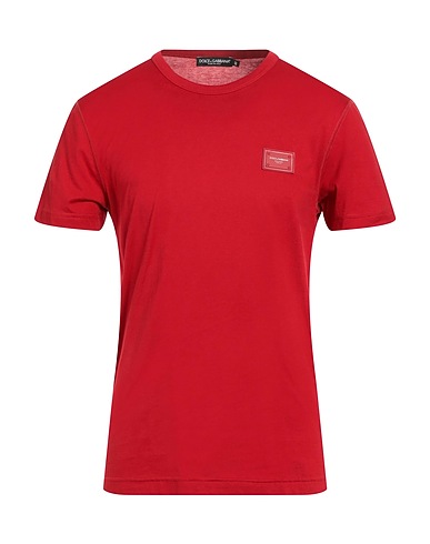 DOLCE&GABBANA T-shirt Rosso 100% Cotone