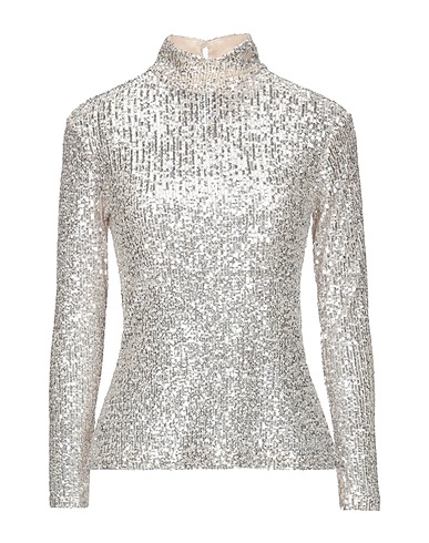 L' AUTRE CHOSE Top Silver 100% Polyester