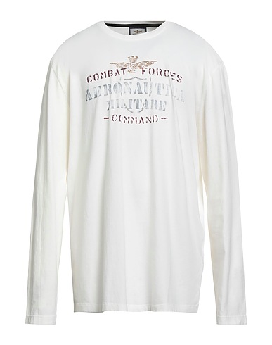 AERONAUTICA MILITARE T-Shirt Weiß 100% Baumwolle