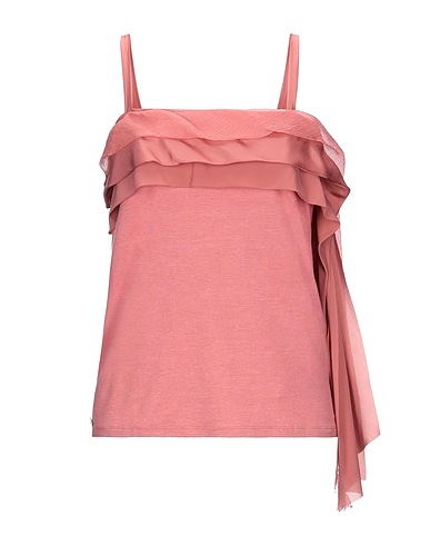 MANILA GRACE Top Rosa antico 77% Modal, 19% Lana, 4% Elastan, Seta