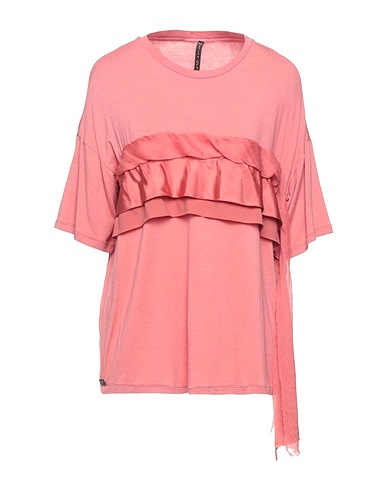 MANILA GRACE T-shirt Rosa antico 77% Modal, 19% Lana, 4% Elastan, Seta