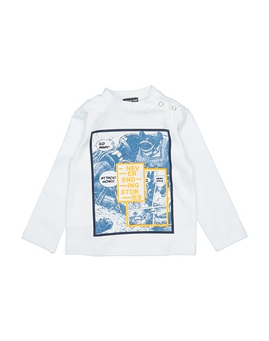 GREAT FUN T-shirt White 90% Cotton, 10% Elastane