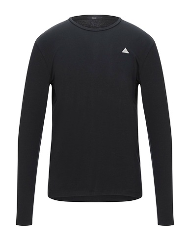 YES ZEE by ESSENZA Basic T-shirt Black 95% Cotton, 5% Elastane