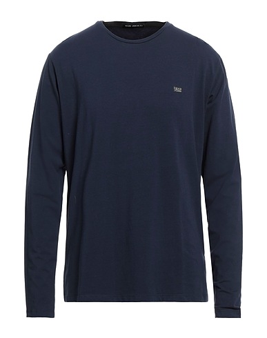 YES ZEE by ESSENZA 베이직 티셔츠 네이비 95% 코튼, 5% 엘라스테인