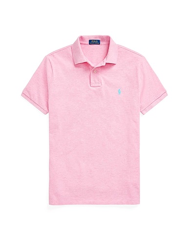 POLO RALPH LAUREN Polo shirt SLIM FIT MESH POLO SHIRT
 Pink 100% Cotton