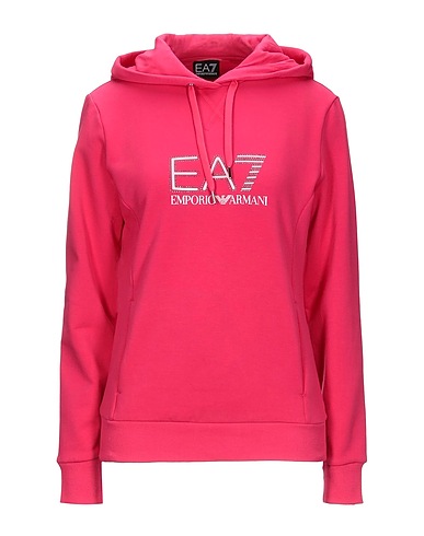 EA7 Hooded sweatshirt Fuchsia 76% Cotton, 20% Polyester, 4% Elastane