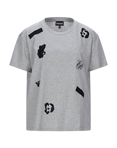EMPORIO ARMANI T-shirt Light grey 100% Cotton