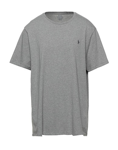 POLO RALPH LAUREN Basic T-Shirt CUSTOM SLIM CREWNECK T-SHIRT
 Grey 100% Cotton