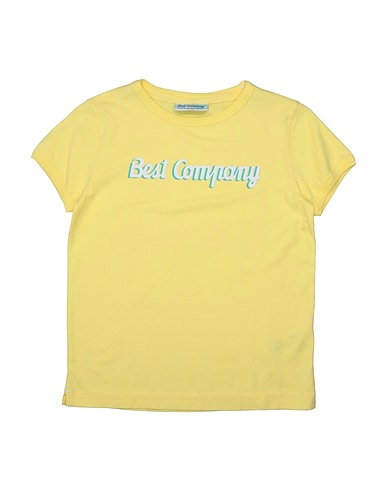 BEST COMPANY T-shirt Jaune 100% Coton