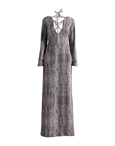 EUREKA by BABYLON Vestito lungo Grigio 85% Poliammide, 10% Altre Fibre, 5% Elastan