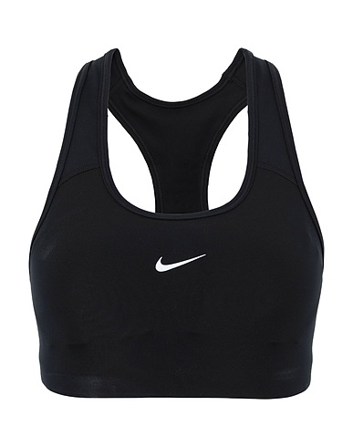 NIKE Топ без рукавов NIKE SWOOSH BRA PAD         
 Чёрный 82% Полиэстер, 18% Эластан