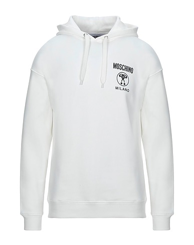 MOSCHINO 트레이닝 상의 화이트 100% 코튼