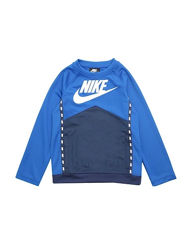 NIKE Felpa B NSW POLY CREW
 Blu china 100% Poliestere