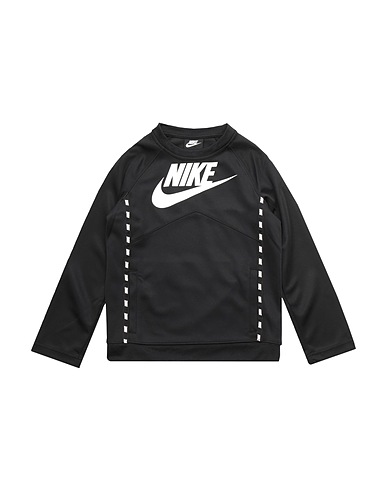 NIKE Sweatshirt B NSW POLY CREW
 Black 100% Polyester