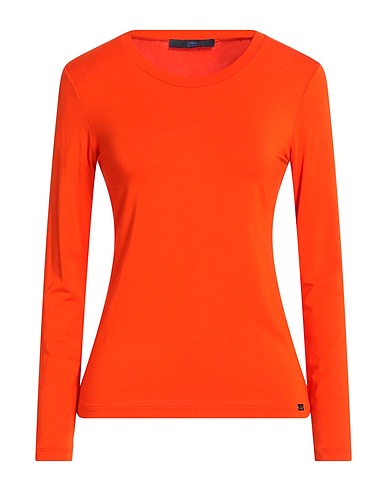 BLUE LES COPAINS T-Shirt Rot 95% Viskose, 5% Elastan
