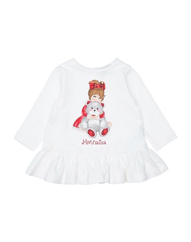 MONNALISA T-shirt Ivory 93% Cotton, 7% Elastane