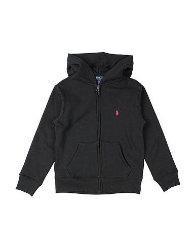 POLO RALPH LAUREN Felpa Cotton-Blend-Fleece Hoodie
 Nero 84% Cotone, 16% Poliestere
