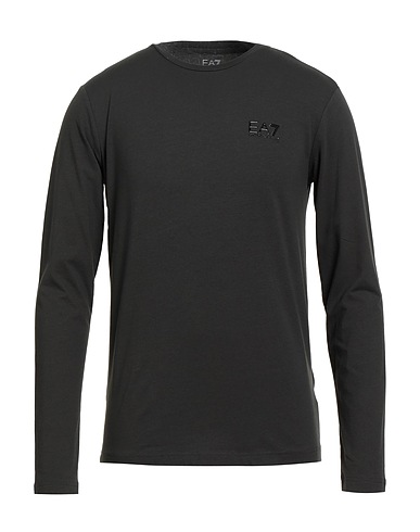 EA7 Basic T-shirt Charcoal 95% Cotton, 5% Elastane