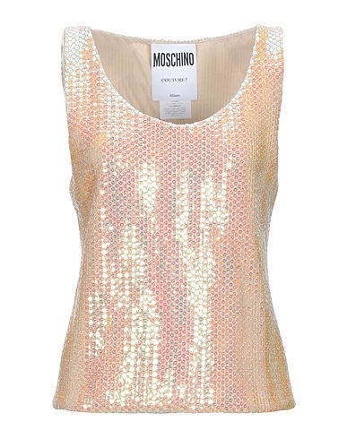 MOSCHINO Top Sand 65% Cupro, 35% Polyester, Virgin Wool