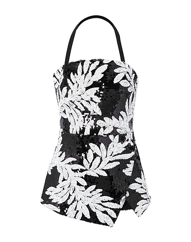 SAFIYAA Evening top Black 96% Polyester, 4% Elastane