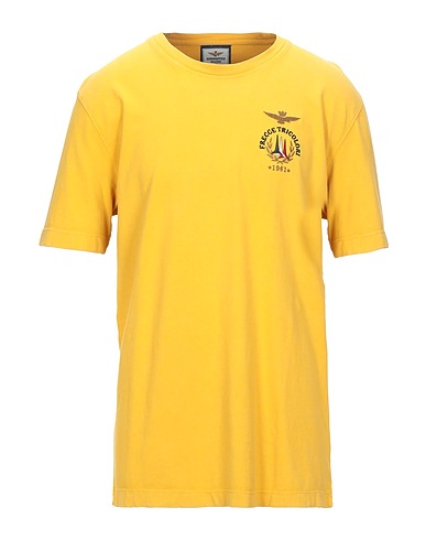 AERONAUTICA MILITARE T-shirt Yellow 100% Cotton