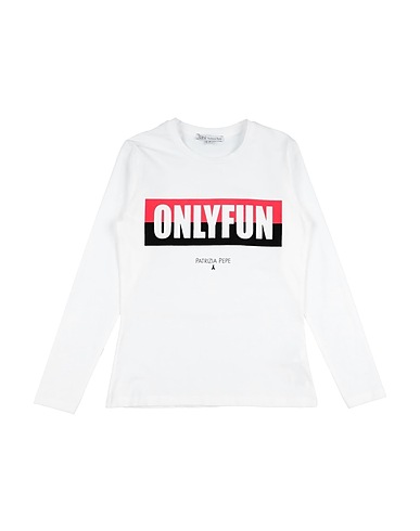 PATRIZIA PEPE T-shirt White 95% Cotton, 5% Elastane